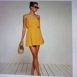 Reformation Siny Dress In Sunflower M